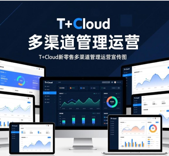 T+Cloud新零售 多渠道管理運(yùn)營 全場景營銷整合  選擇T+Cloud，POS前端也能實(shí)現(xiàn)餐廳的業(yè)務(wù)，與零售業(yè)務(wù)完美融合。線上通過電商通，天貓、微店的業(yè)務(wù)數(shù)據(jù)統(tǒng)一歸集。